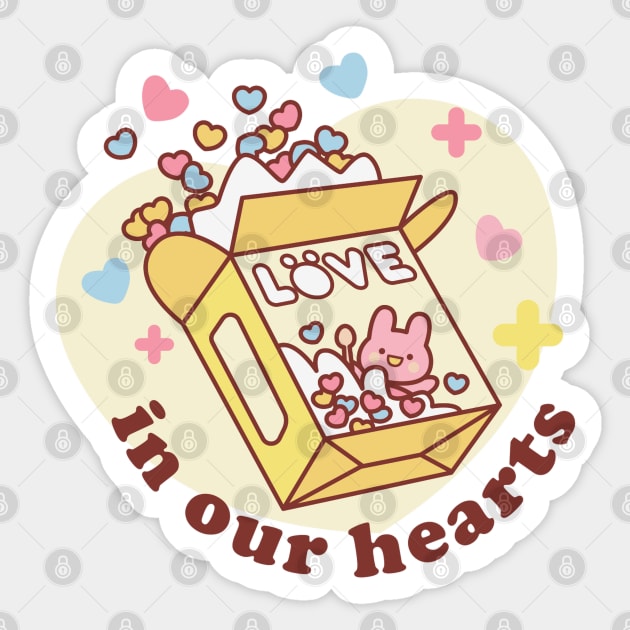 Love in your hearts Sticker by Bruno Pires